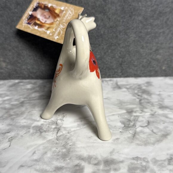 The Pioneer Woman Stoneware Floral Cow Creamer New With Tag Flea Market - Picture 7 of 7